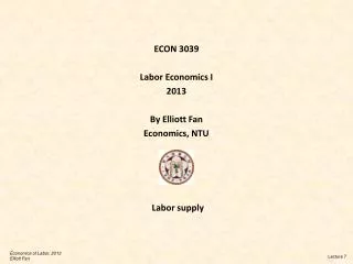 Labor supply