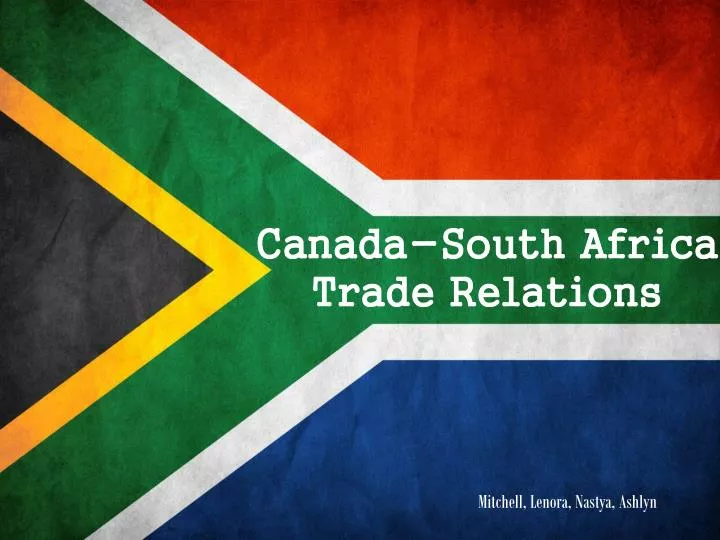 canada south africa trade relations