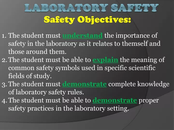 safety objectives