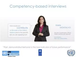 Competency-based interviews