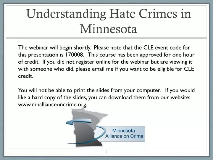 understanding hate crimes in minnesota
