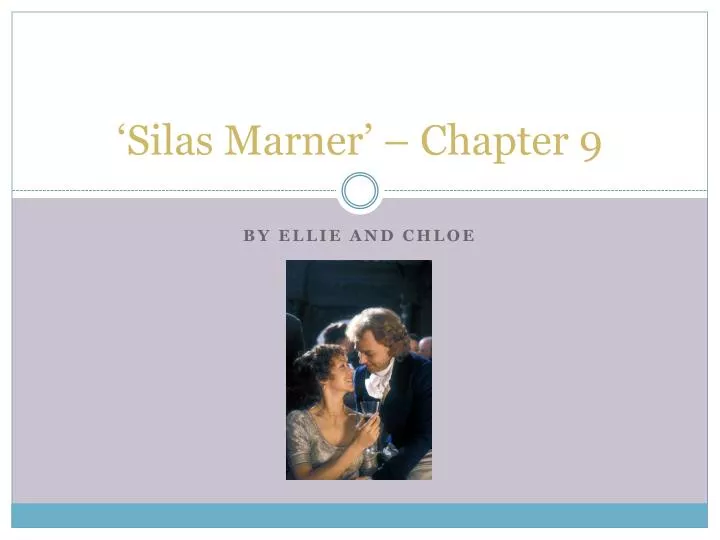silas marner chapter 9