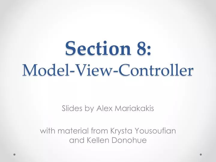 slides by alex mariakakis with material from krysta yousoufian and kellen donohue