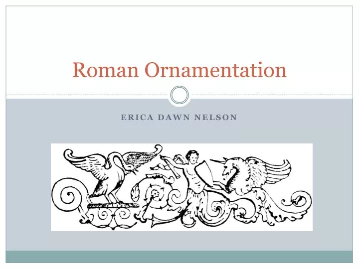roman ornamentation