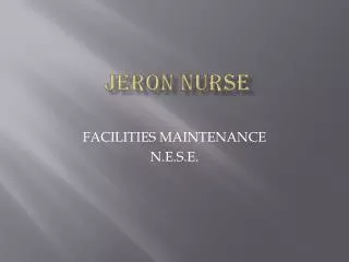 JERON NURSE