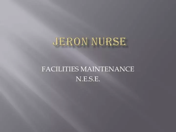 jeron nurse