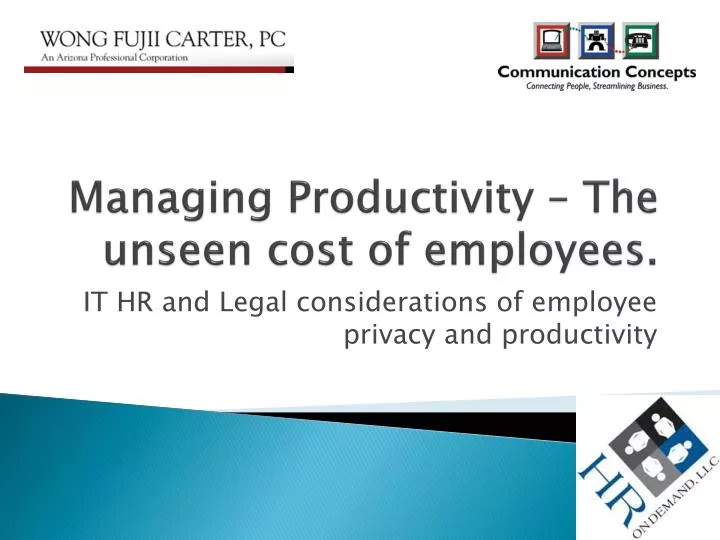 managing productivity the unseen cost of employees
