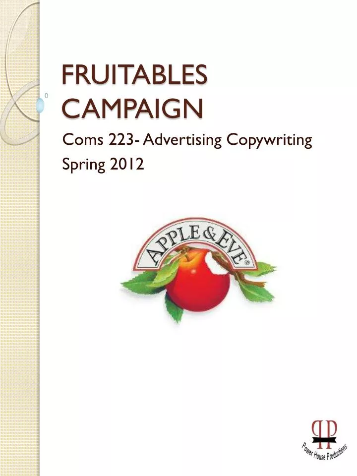 fruitables campaign