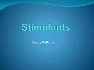 stimulants