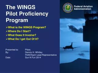 The WINGS Pilot Proficiency Program