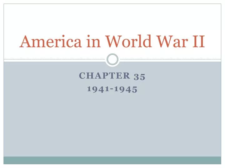 america in world war ii