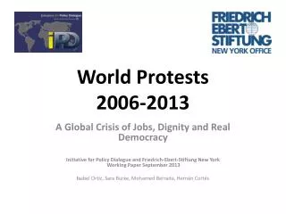 World Protests 2006-2013