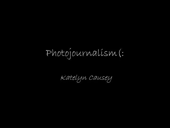 photojournalism