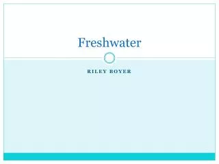 freshwater