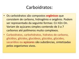 carboidratos