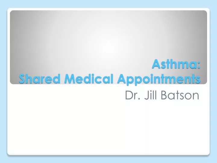 asthma shared medical appointments