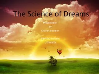 The Science of Dreams