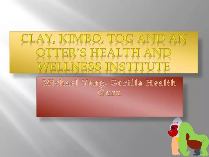 clay kimbo tog and an otter s health and wellness institute