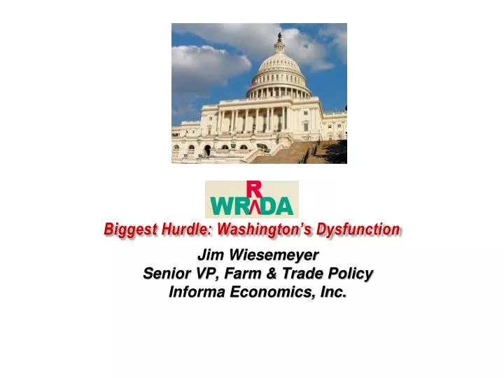 wrrda biggest hurdle washington s dysfunction