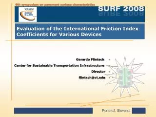 Evaluation of the International Friction Index Coefficients for Various Devices
