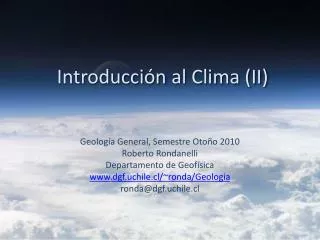 introducci n al clima ii