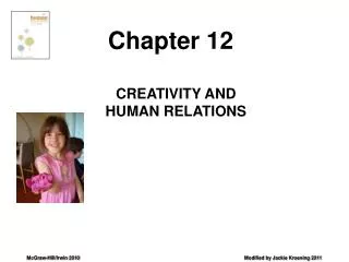 CREATIVITY AND HUMAN RELATIONS