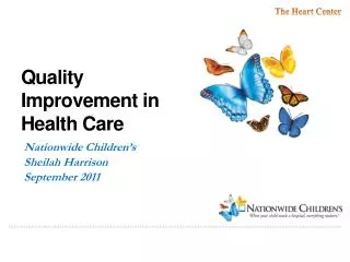 Quality Improvement in Health Care