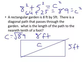 If you have a 20 inch by 16 inch widow, how long is the diagonal?