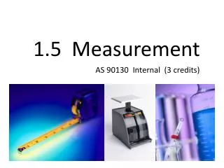 1.5 Measurement