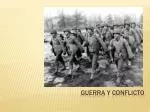 Guerra y conflicto - slide 1
