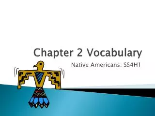 Chapter 2 Vocabulary