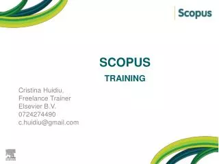 Scopus kl training