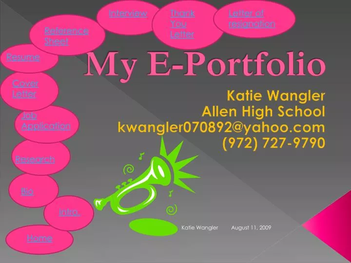 my e portfolio