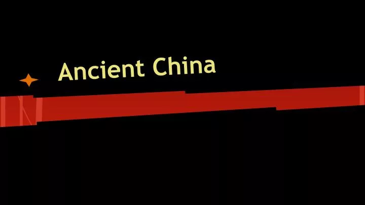 ancient china