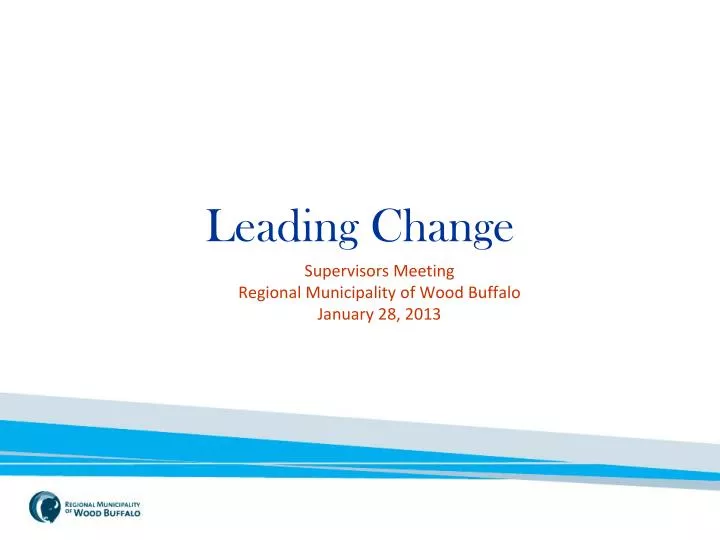 leading change
