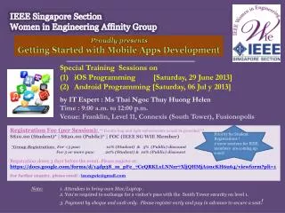 IEEE Singapore Section Women in Engineering Affinity Group