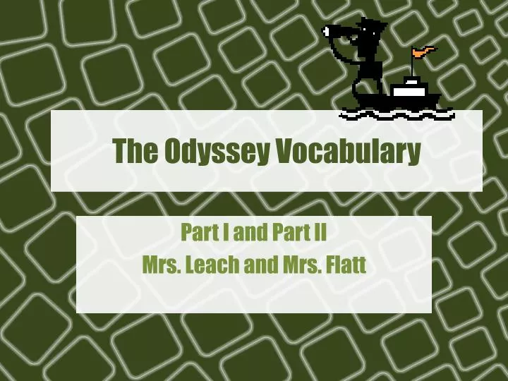 the odyssey vocabulary
