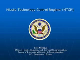 Missile Technology Control Regime (MTCR)