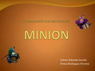 programaci n con restricciones minion