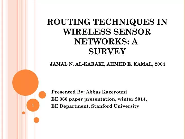 routing techniques in wireless sensor networks a survey