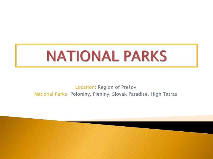 national parks