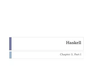 Haskell