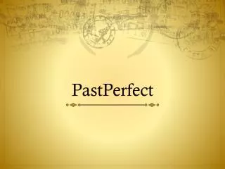 PastPerfect