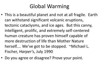 global warming