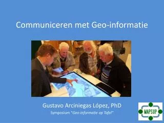 communiceren met geo informatie