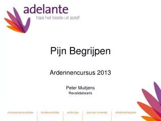 pijn begrijpen