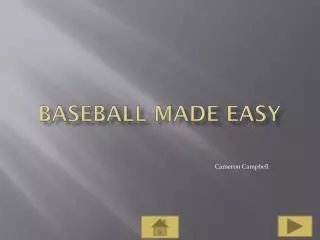 Baseball Made Easy