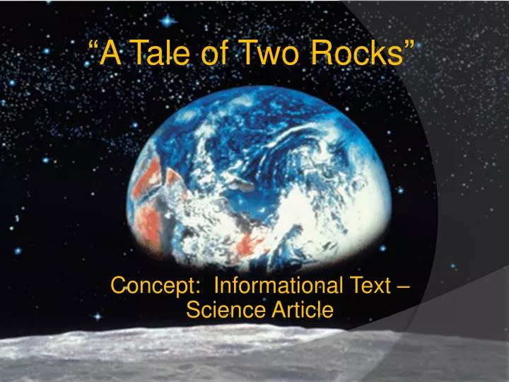 concept informational text science article