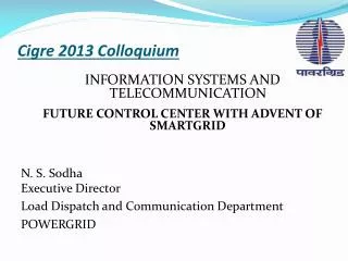 Cigre 2013 Colloquium