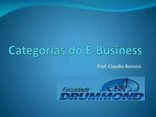 categorias do e business